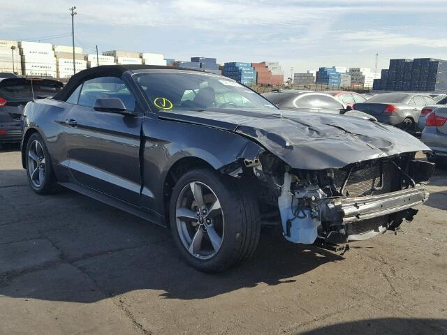 1FATP8EM3G5307586 - 2016 FORD MUSTANG GRAY photo 1