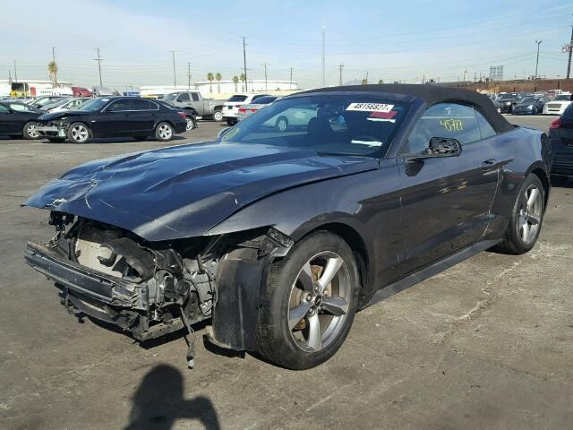 1FATP8EM3G5307586 - 2016 FORD MUSTANG GRAY photo 2