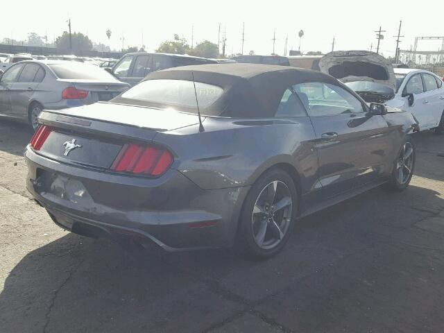 1FATP8EM3G5307586 - 2016 FORD MUSTANG GRAY photo 4