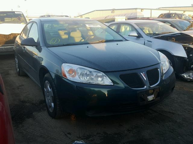 1G2ZF55B164272737 - 2006 PONTIAC G6 SE GREEN photo 1