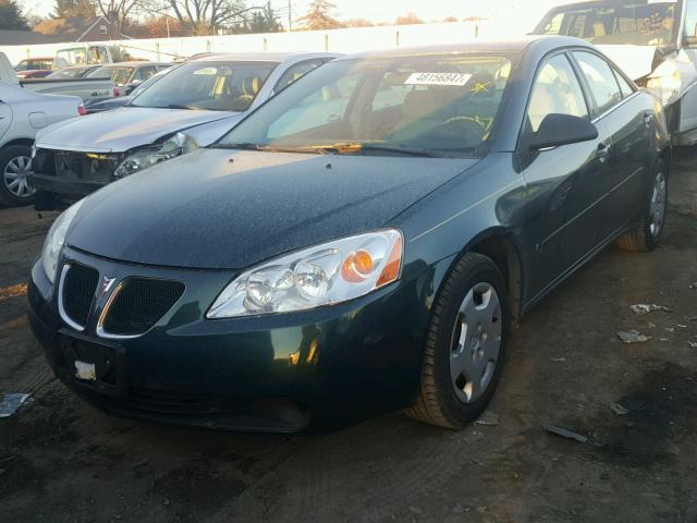 1G2ZF55B164272737 - 2006 PONTIAC G6 SE GREEN photo 2