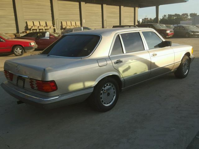 WDBCA39D5GA250113 - 1986 MERCEDES-BENZ 560 SEL TAN photo 4