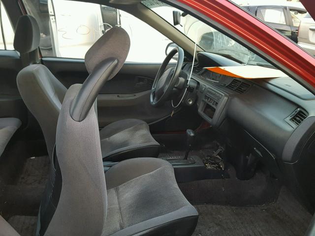 2HGEJ2223SH539726 - 1995 HONDA CIVIC DX RED photo 5