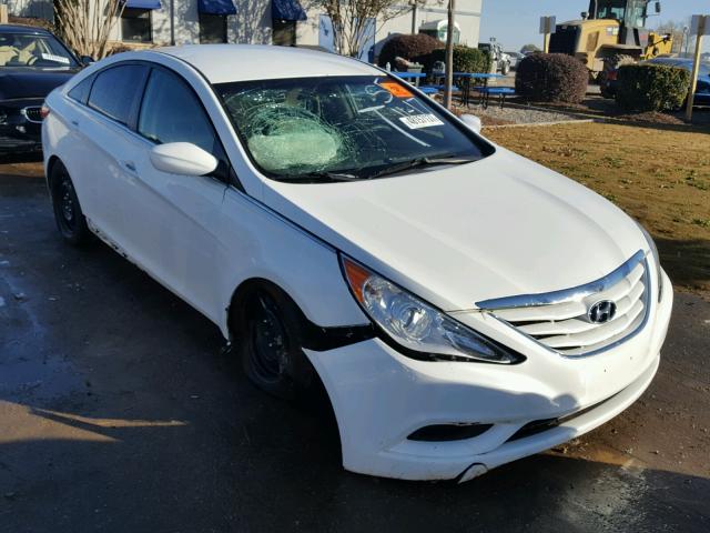 5NPEB4AC0BH150714 - 2011 HYUNDAI SONATA GLS WHITE photo 1