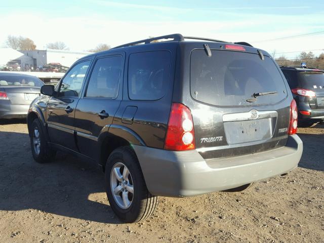 4F2YZ02Z56KM12335 - 2006 MAZDA TRIBUTE I BLACK photo 3