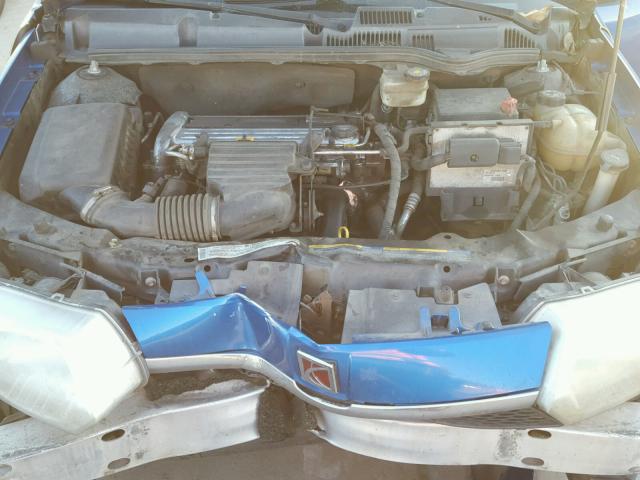 1G8AZ52F74Z183319 - 2004 SATURN ION LEVEL BLUE photo 7