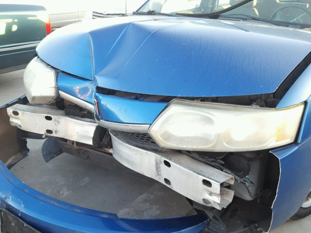 1G8AZ52F74Z183319 - 2004 SATURN ION LEVEL BLUE photo 9