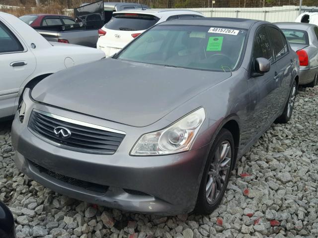 JNKBV61E37M717257 - 2007 INFINITI G35 GRAY photo 2