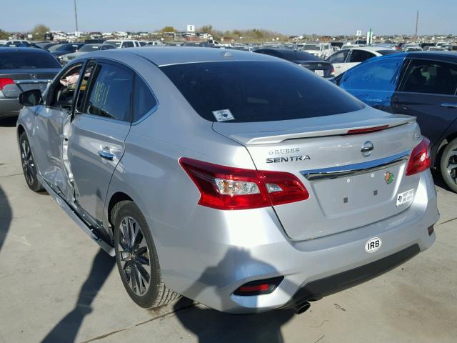 3N1AB7AP5GY322283 - 2016 NISSAN SENTRA S SILVER photo 3