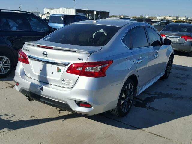 3N1AB7AP5GY322283 - 2016 NISSAN SENTRA S SILVER photo 4