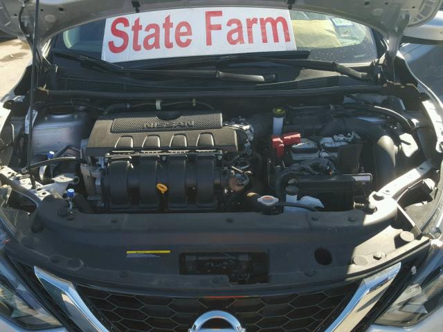 3N1AB7AP5GY322283 - 2016 NISSAN SENTRA S SILVER photo 7