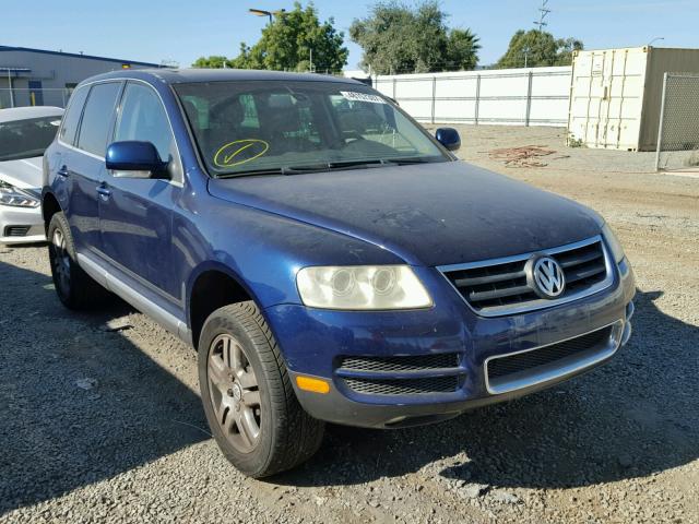 WVGCM77L54D065284 - 2004 VOLKSWAGEN TOUAREG 4. BLUE photo 1