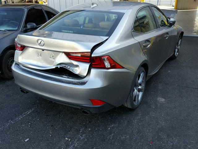 JTHBE1D24E5002175 - 2014 LEXUS IS 350 GRAY photo 4