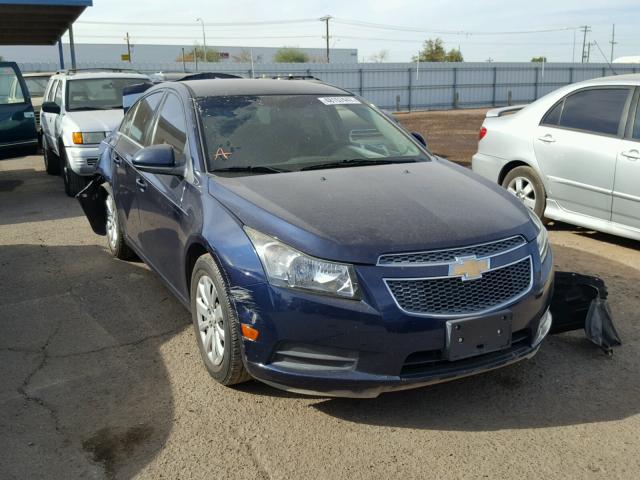 1G1PF5S93B7198873 - 2011 CHEVROLET CRUZE LT BLUE photo 1