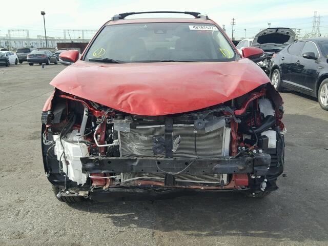 2T3WFREV6HW320240 - 2017 TOYOTA RAV4 XLE RED photo 9