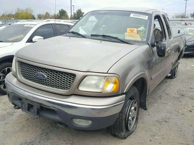 2FTPX18L11CA32643 - 2001 FORD F150 TAN photo 2