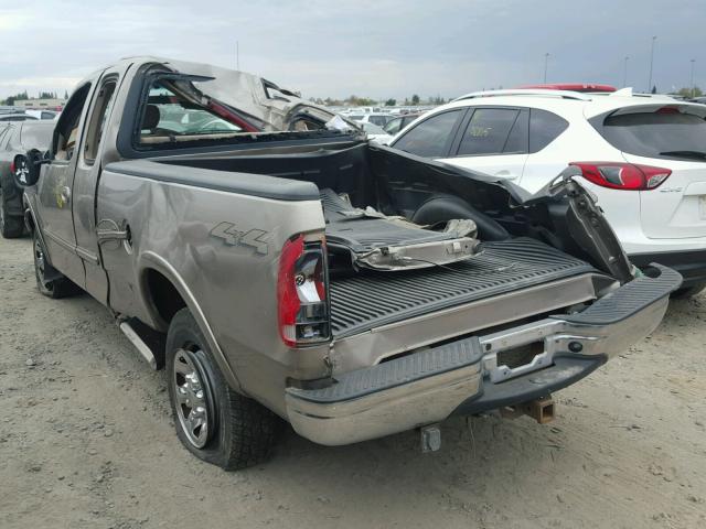 2FTPX18L11CA32643 - 2001 FORD F150 TAN photo 3