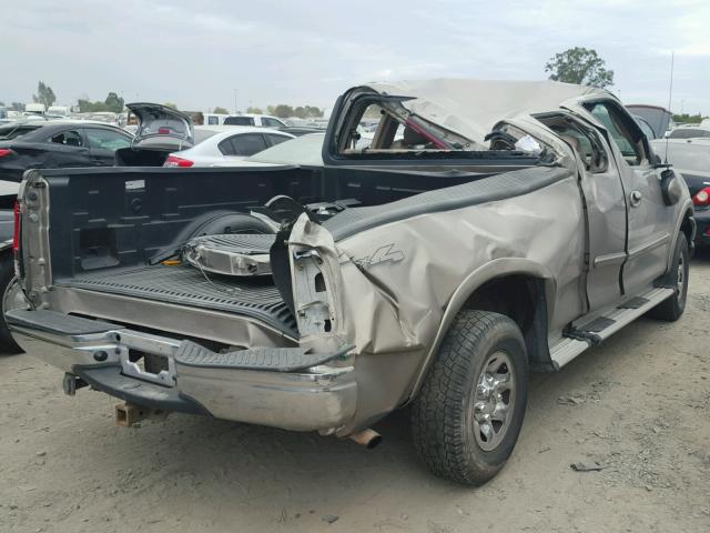 2FTPX18L11CA32643 - 2001 FORD F150 TAN photo 4