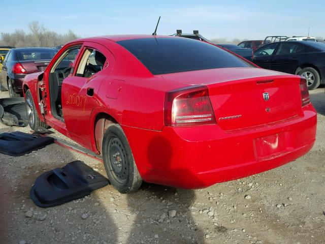 2B3KA43RX8H154215 - 2008 DODGE CHARGER RED photo 3