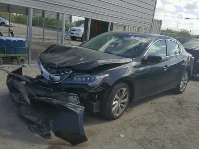 19UDE2F79GA016917 - 2016 ACURA ILX PREMIU BLACK photo 2