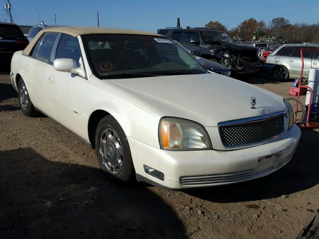 1G6KD54Y61U224168 - 2001 CADILLAC DEVILLE WHITE photo 1