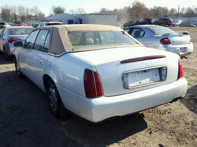 1G6KD54Y61U224168 - 2001 CADILLAC DEVILLE WHITE photo 3