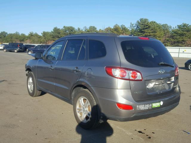 5XYZG3AB3BG033706 - 2011 HYUNDAI SANTA FE G GRAY photo 3