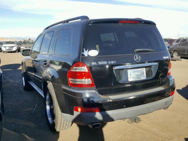 4JGBF22E58A318855 - 2008 MERCEDES-BENZ GL 320 CDI BLACK photo 3