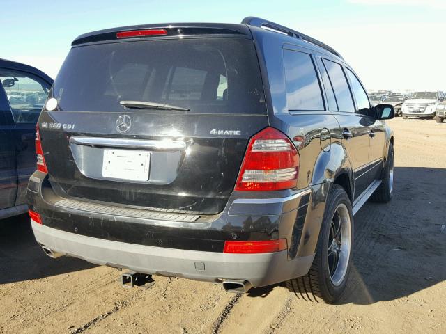 4JGBF22E58A318855 - 2008 MERCEDES-BENZ GL 320 CDI BLACK photo 4