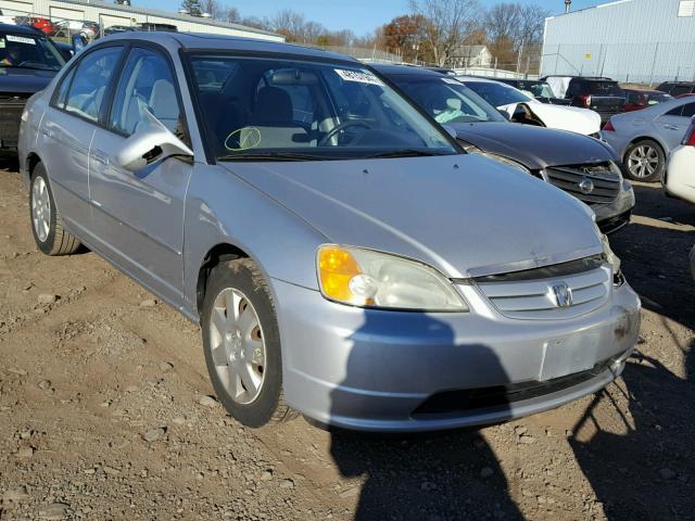 2HGES26702H586487 - 2002 HONDA CIVIC EX SILVER photo 1