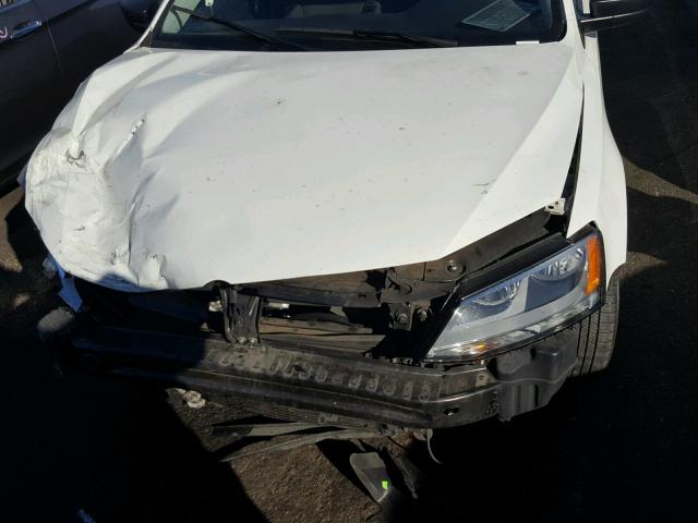 3VW2K7AJ7DM290322 - 2013 VOLKSWAGEN JETTA BASE WHITE photo 7