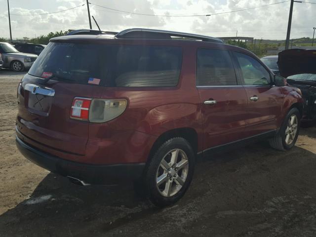 5GZER33748J254403 - 2008 SATURN OUTLOOK XR მუქწითელი ფოტო 4