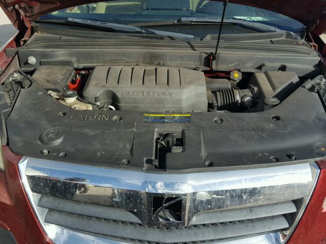 5GZER33748J254403 - 2008 SATURN OUTLOOK XR მუქწითელი ფოტო 7