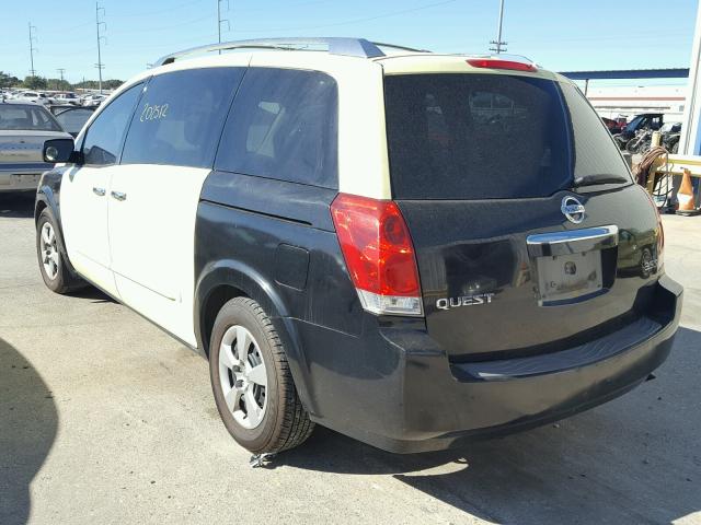 5N1BV28U98N105076 - 2008 NISSAN QUEST S YELLOW photo 3