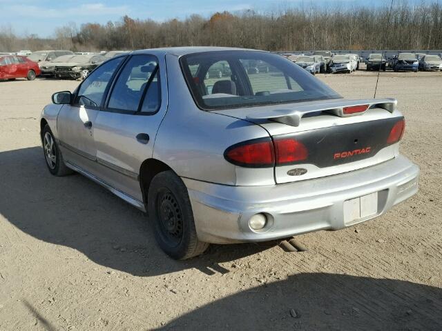 1G2JB524827153610 - 2002 PONTIAC SUNFIRE SE SILVER photo 3