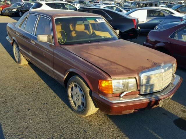 WDBCA24DXLA531688 - 1990 MERCEDES-BENZ 300 SE BURGUNDY photo 1