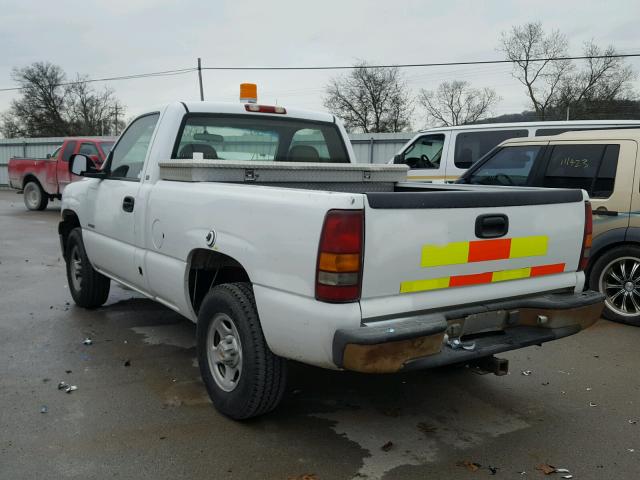 1GCEK14W2XZ200842 - 1999 CHEVROLET SILVERADO WHITE photo 3