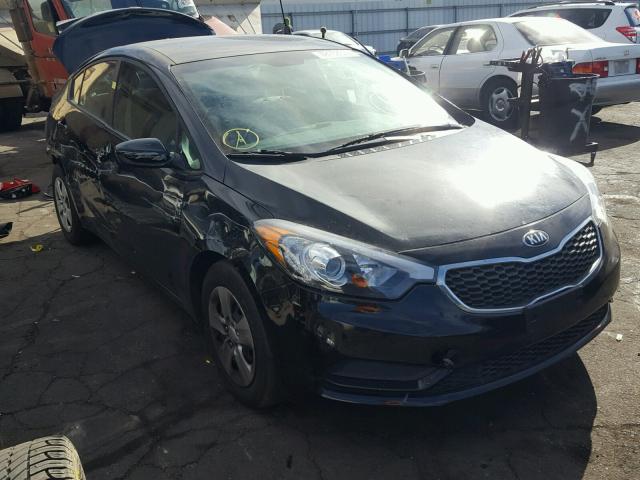 KNAFK4A60G5527271 - 2016 KIA FORTE LX BLACK photo 1