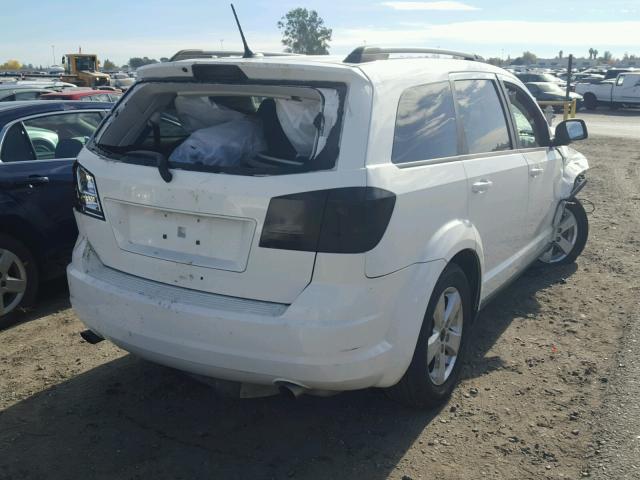 3D4PG5FV7AT119083 - 2010 DODGE JOURNEY SX WHITE photo 4