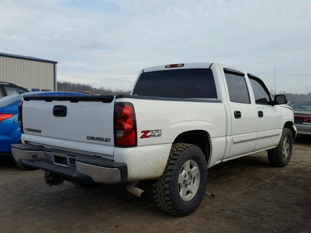 2GCEK13T341371949 - 2004 CHEVROLET SILVERADO WHITE photo 4