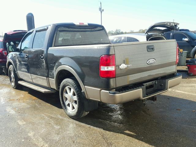 1FTPW12535KC48895 - 2005 FORD F150 SUPER GRAY photo 3