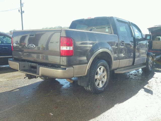 1FTPW12535KC48895 - 2005 FORD F150 SUPER GRAY photo 4