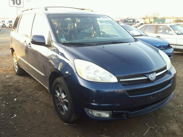 5TDBA22C54S022863 - 2004 TOYOTA SIENNA XLE BLUE photo 1