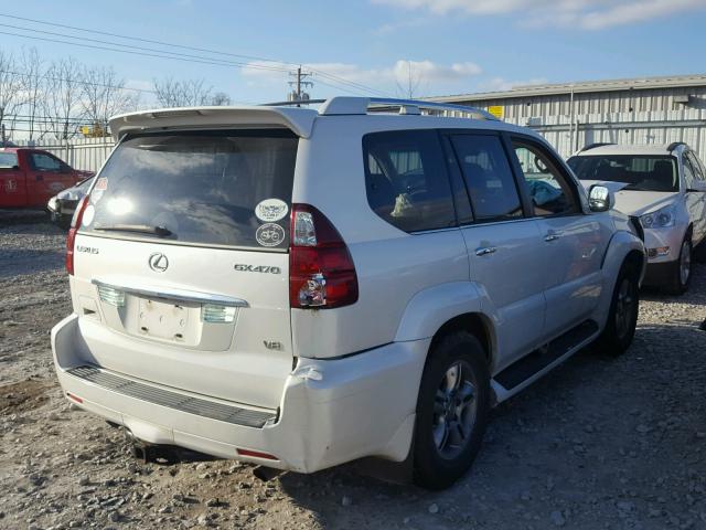 JTJBT20X480155765 - 2008 LEXUS GX 470 WHITE photo 4