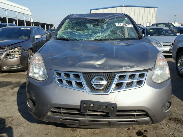 JN8AS5MT2CW268747 - 2012 NISSAN ROGUE S SILVER photo 9