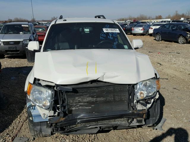 1FMCU94G79KC46456 - 2009 FORD ESCAPE LIM WHITE photo 7