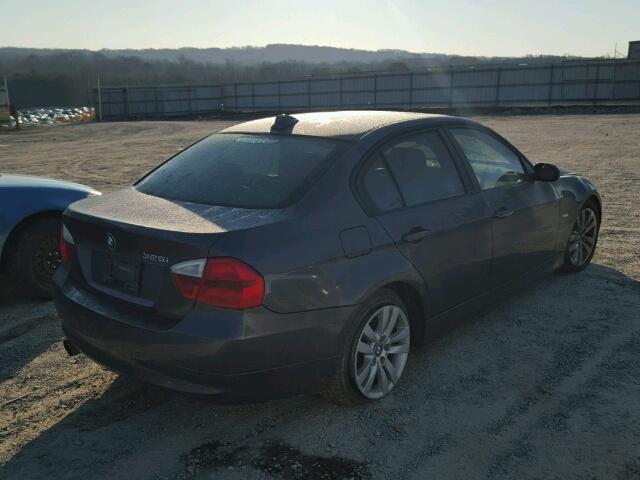 WBAVB17516NH93375 - 2006 BMW 325 I AUTO BLUE photo 4