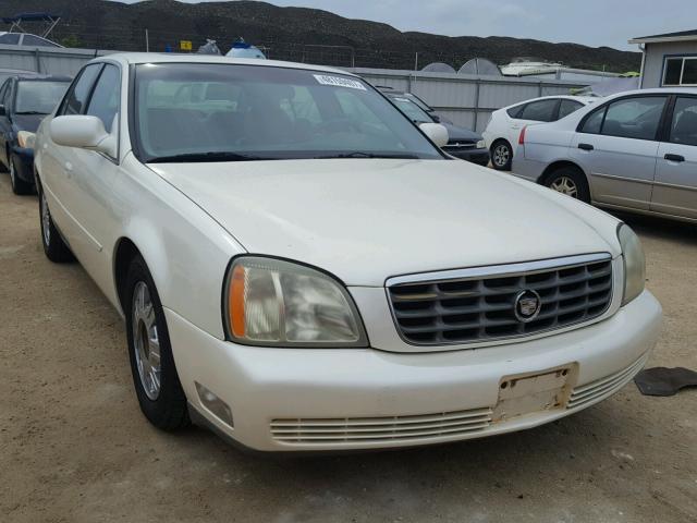 1G6KD54Y83U265243 - 2003 CADILLAC DEVILLE WHITE photo 1