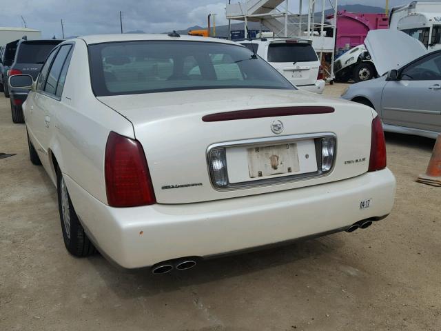 1G6KD54Y83U265243 - 2003 CADILLAC DEVILLE WHITE photo 3