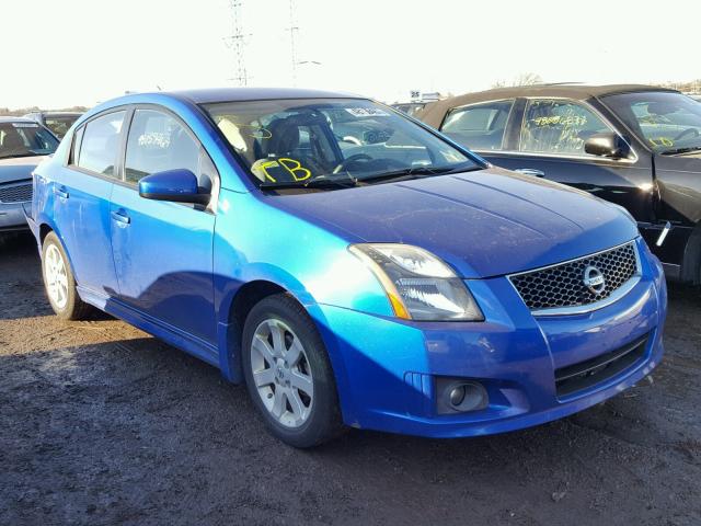 3N1AB6AP3CL755070 - 2012 NISSAN SENTRA 2.0 BLUE photo 1